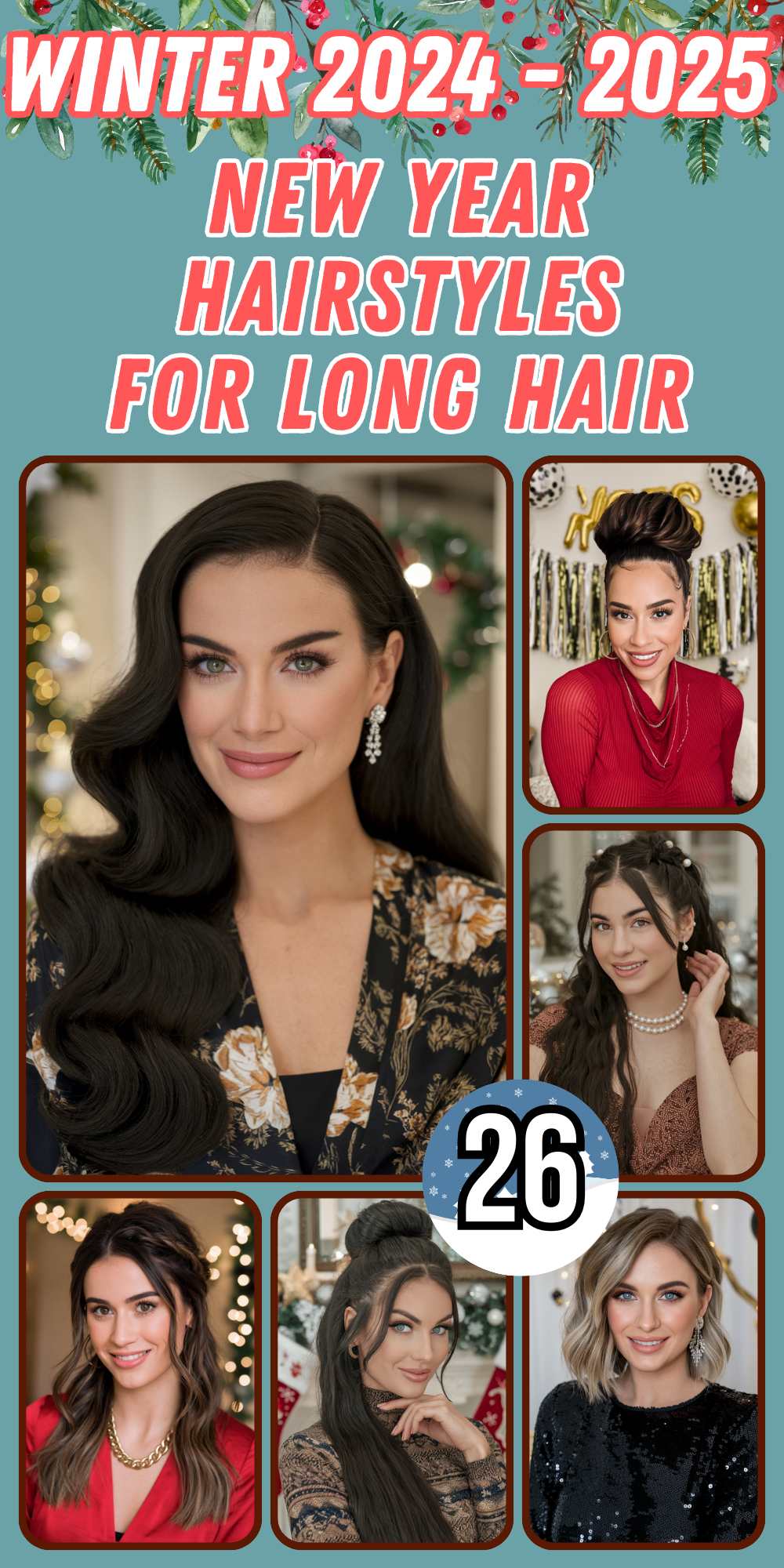 New Year Hairstyles for Long Hair: Easy and Stunning Ideas for Women to Shine at Any Party