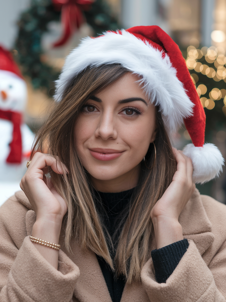 Christmas Hat Hairstyles for Women: Festive & Fun Ideas for All Hair Lengths and Types