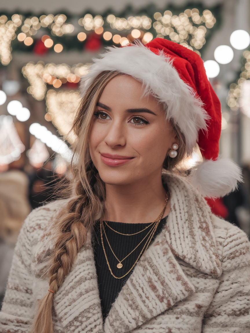 Christmas Hat Hairstyles for Women: Festive & Fun Ideas for All Hair Lengths and Types