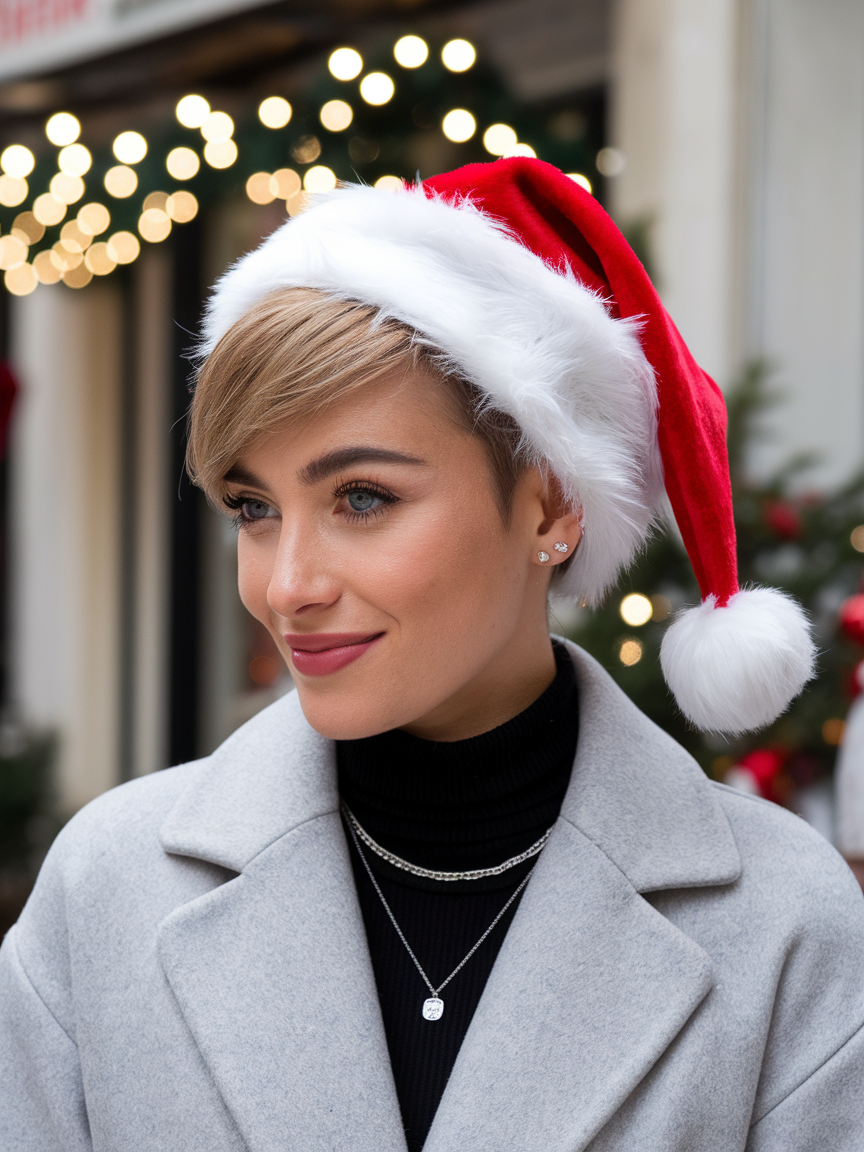 Christmas Hat Hairstyles for Women: Festive & Fun Ideas for All Hair Lengths and Types