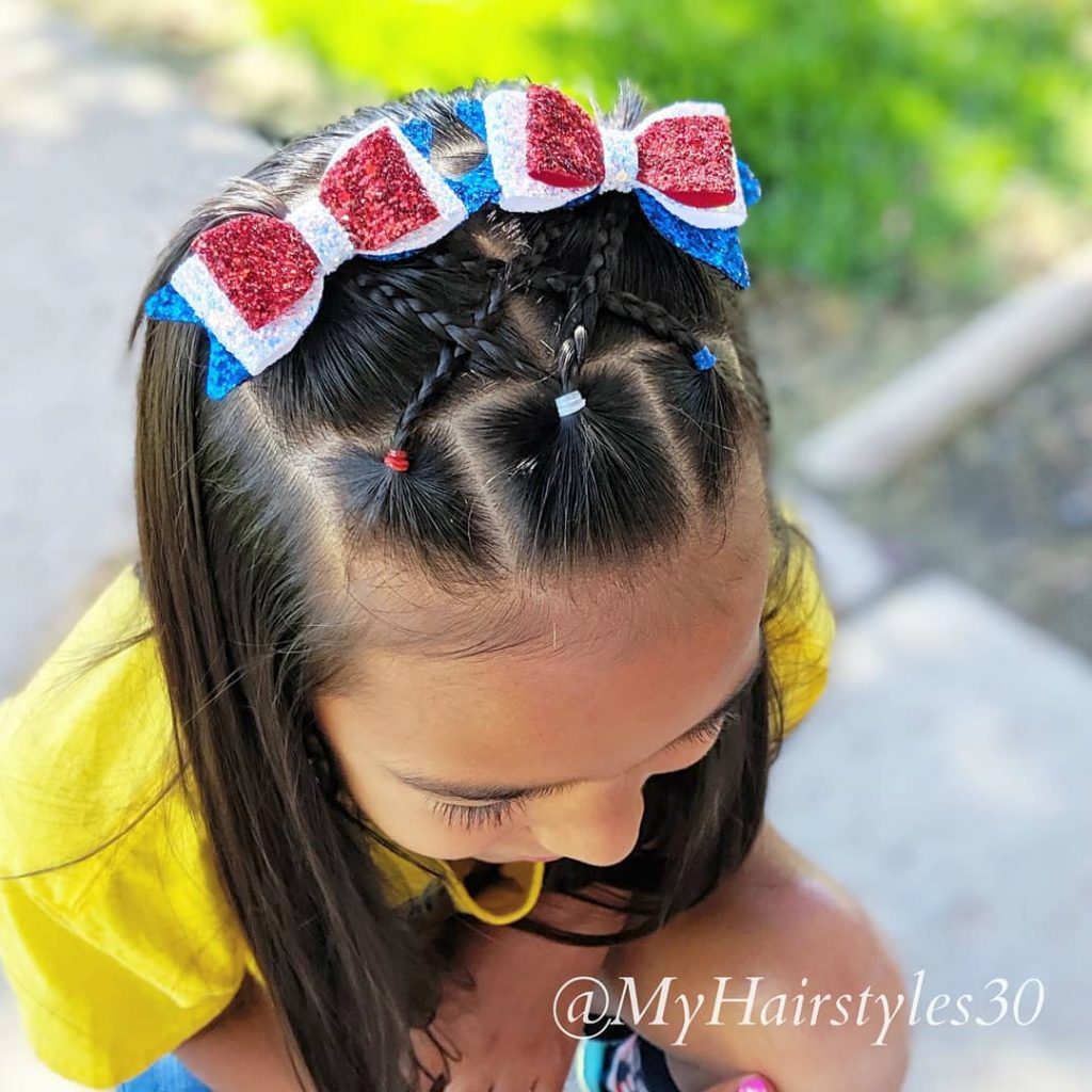 22 Festive 4th of July Hairstyle Ideas for Kids in 2024 Cute Braids