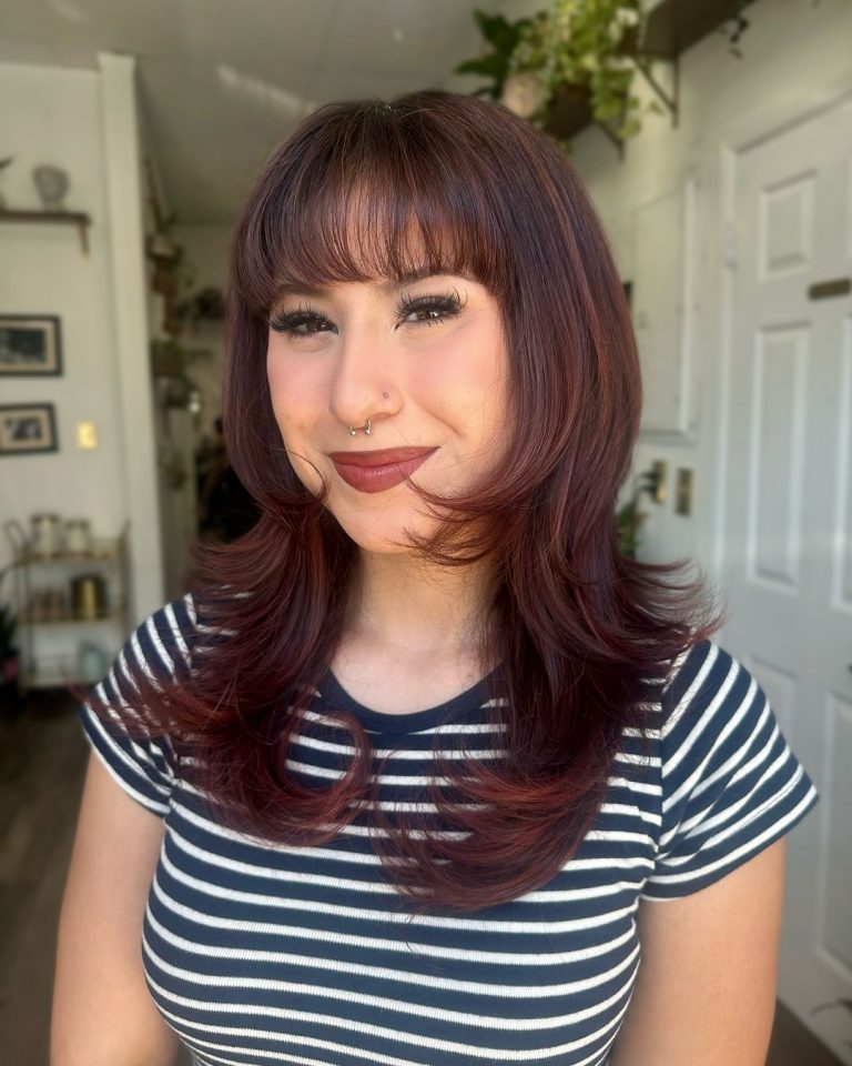 26 Trendy Medium Length Haircut Ideas for Chubby Faces in 2024 Perfect