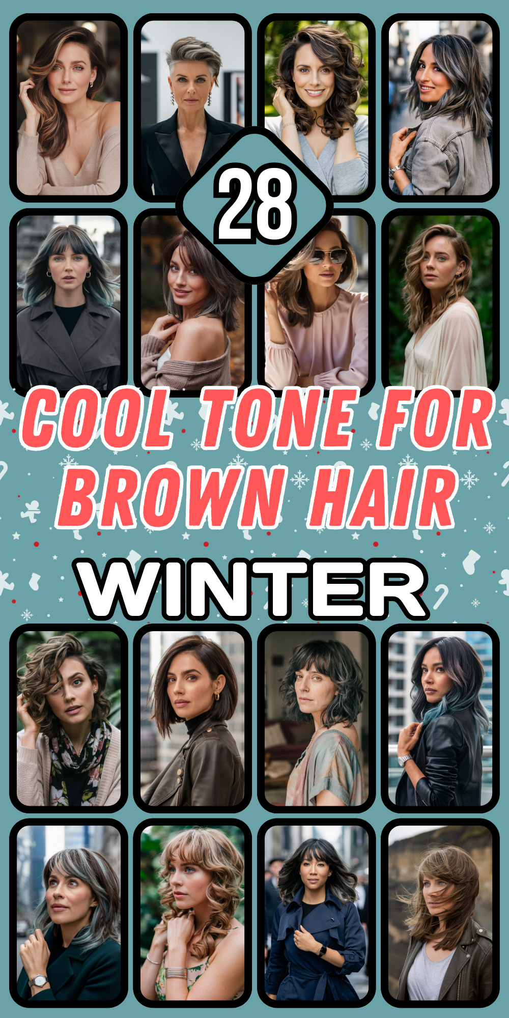 Cool Tone Brown Hair Ideas for Women in 2024: From Dark and Ashy Shades to Light and Balayage Looks