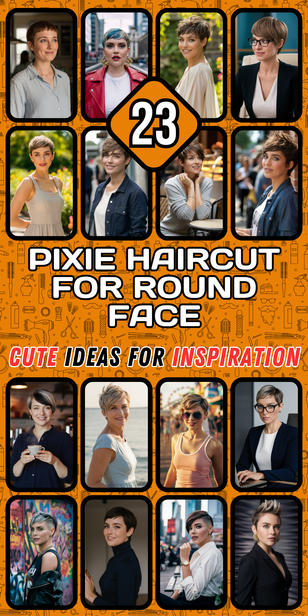 Pixie Haircuts for Round Faces 2024: Stylish and Trendy Ideas for Women