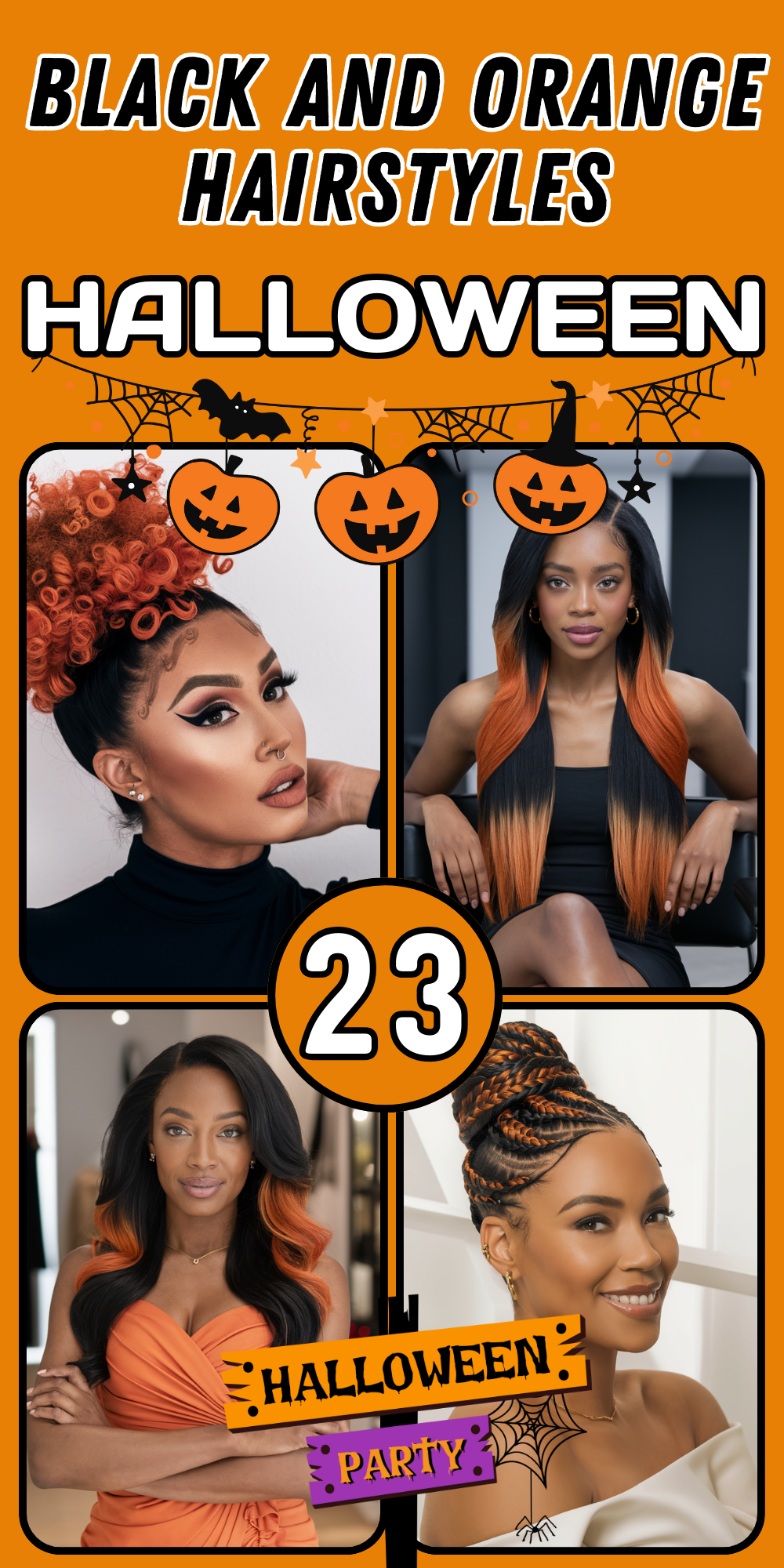 Black and Orange Hairstyles for Women: Bold Ideas to Try in 2024 for a Vibrant New Look