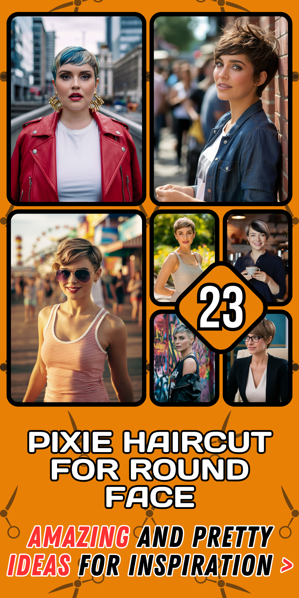 Pixie Haircuts for Round Faces 2024: Stylish and Trendy Ideas for Women