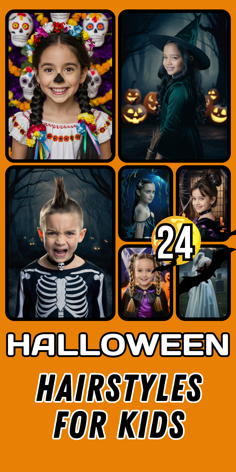 Halloween Hairstyles for Kids: Fun and Spooky Ideas for Boys and Girls in 2024