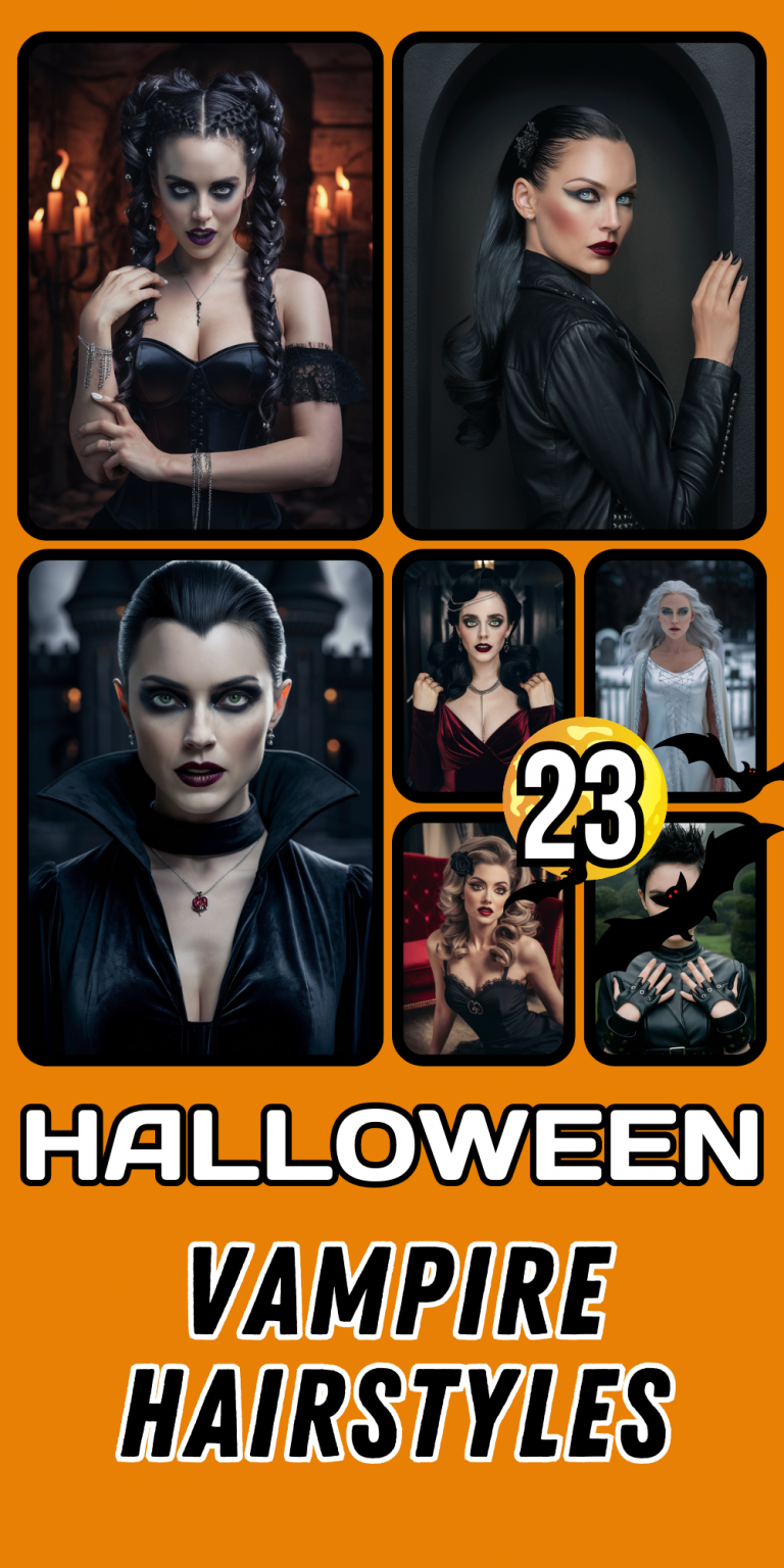 23 Vampire Hairstyles Ideas for Women 2024: Gothic Looks for Halloween ...