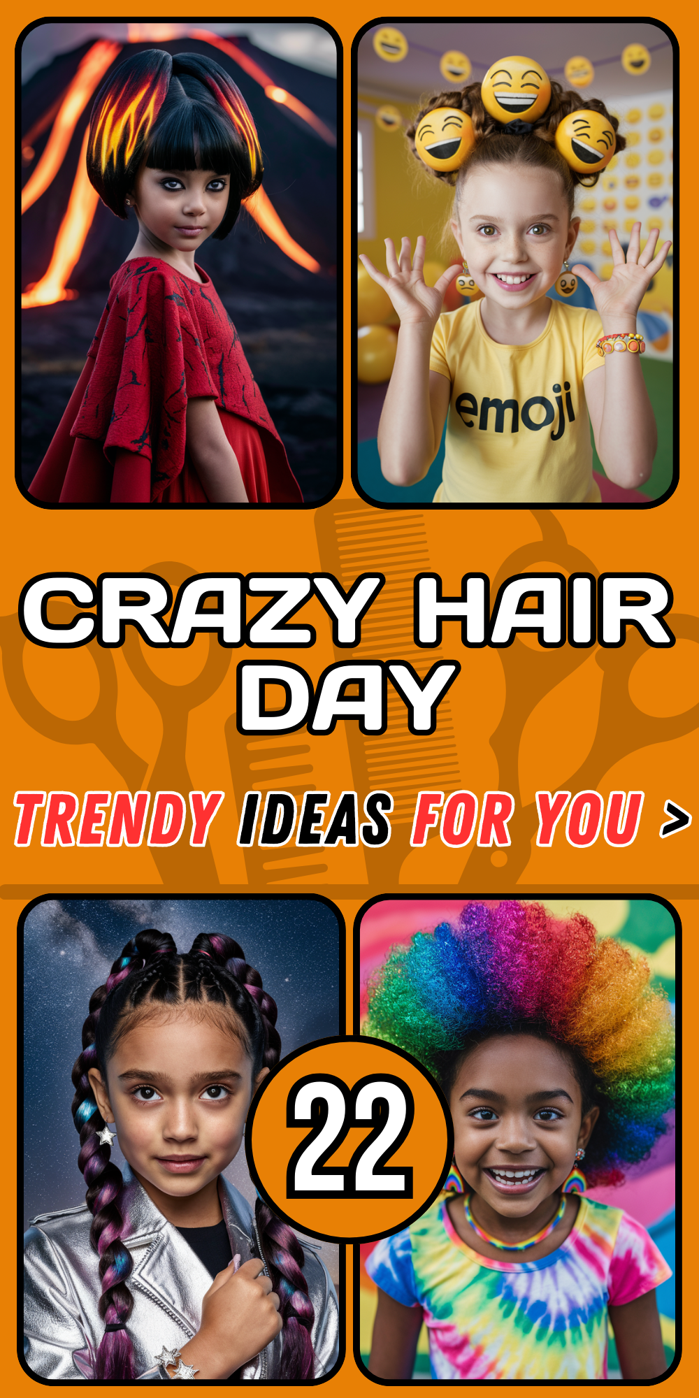 Crazy Hair Day Ideas for Women in 2024: Fun, Cute, Quick, and Easy Hairstyles for Short Hair