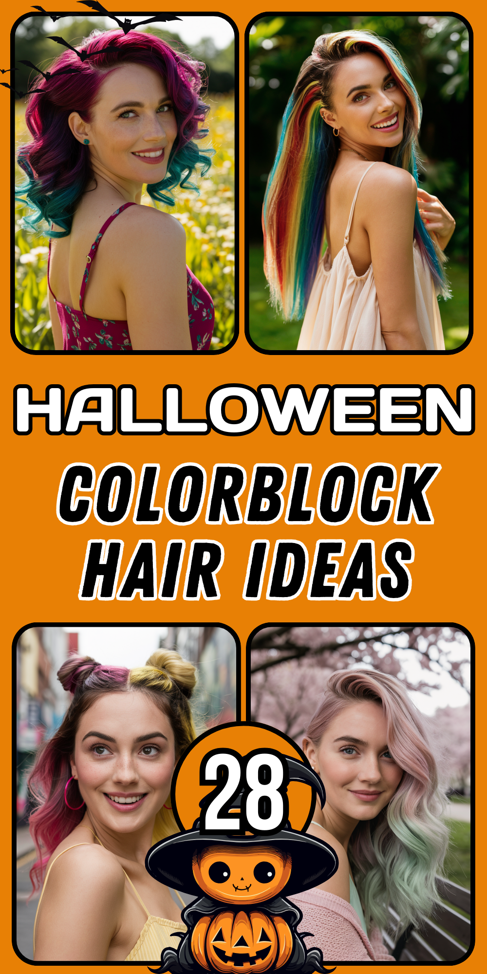 Colorblock Hair Ideas for Women in 2024: Bold Styles, Color Blocking Trends, and Vibrant Looks