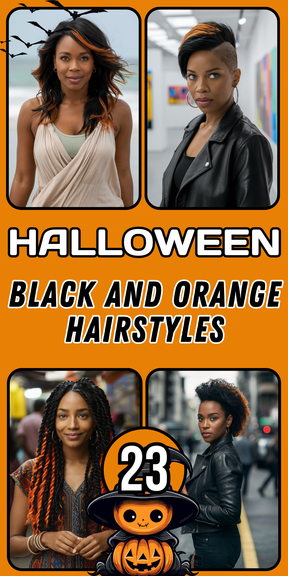 Black and Orange Hairstyles for Women: Bold Ideas to Try in 2024 for a Vibrant New Look