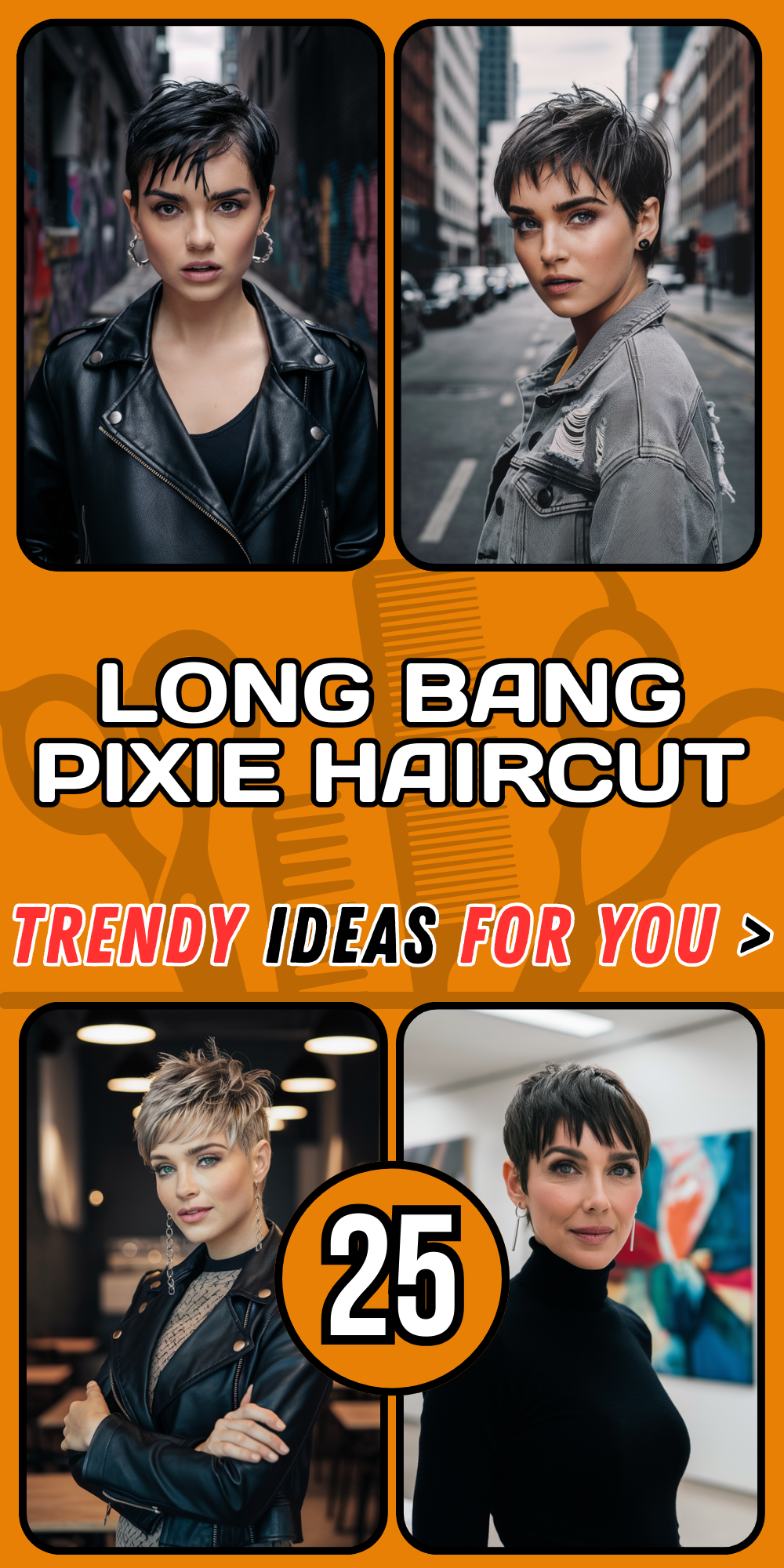 Stunning Long Bang Pixie Haircuts for Women: Bold, Layered, and Versatile Styles for 2024