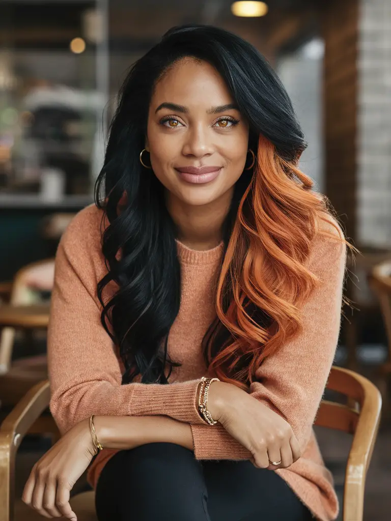 Black and Orange Hairstyles for Women: Bold Ideas to Try in 2024 for a Vibrant New Look