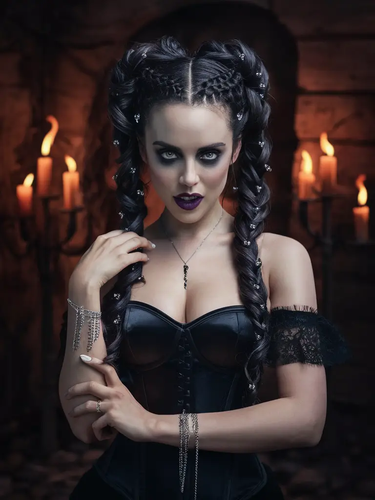 Vampire Hairstyles for Women: Gothic Hair Ideas for Halloween 2024 with Short and Long Options