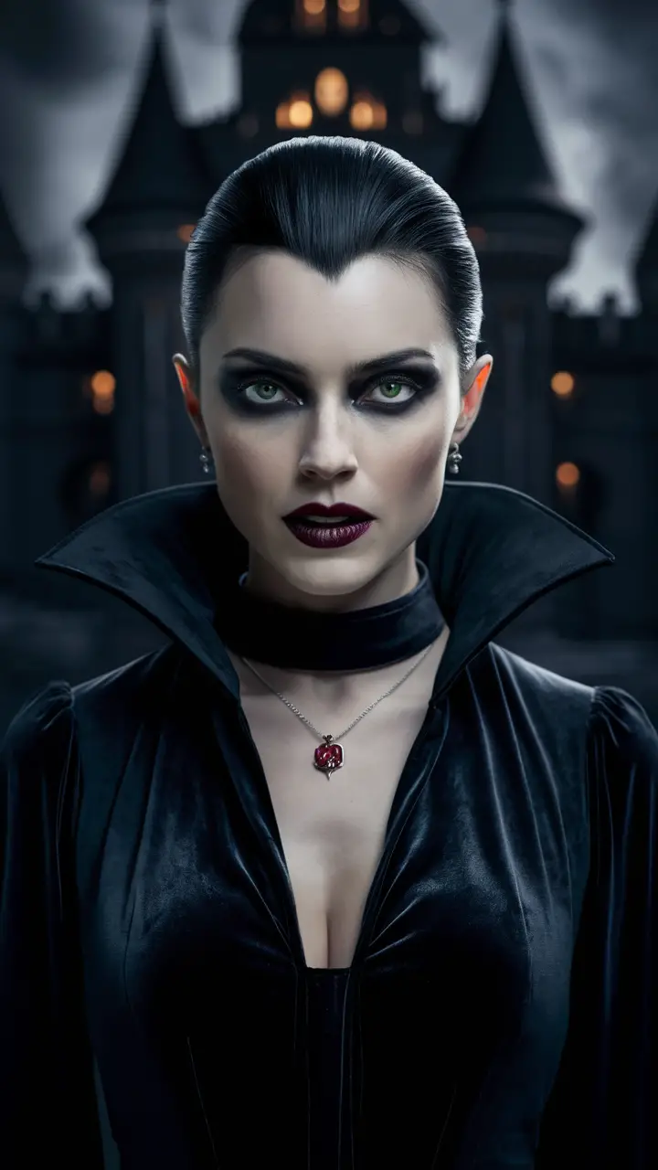 Vampire Hairstyles for Women: Gothic Hair Ideas for Halloween 2024 with Short and Long Options