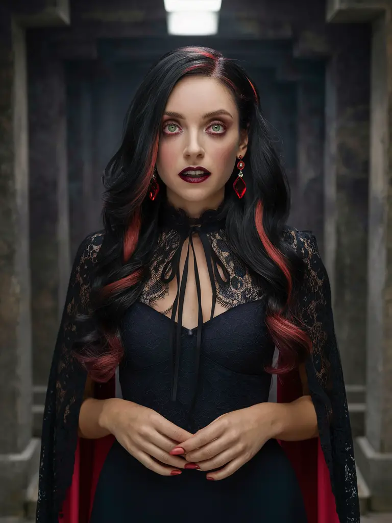 Vampire Hairstyles for Women: Gothic Hair Ideas for Halloween 2024 with Short and Long Options