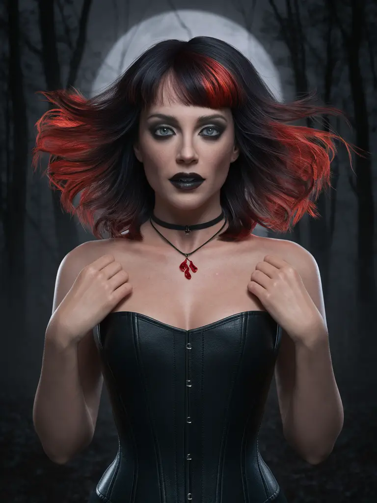 Vampire Hairstyles for Women: Gothic Hair Ideas for Halloween 2024 with Short and Long Options