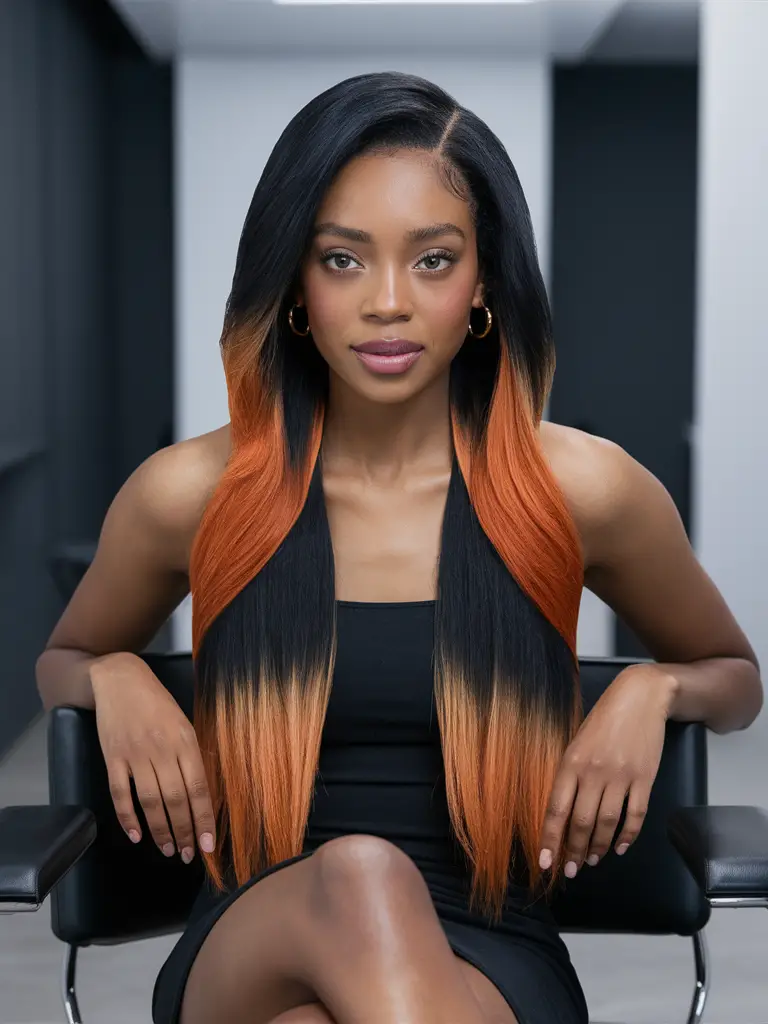 Black and Orange Hairstyles for Women: Bold Ideas to Try in 2024 for a Vibrant New Look