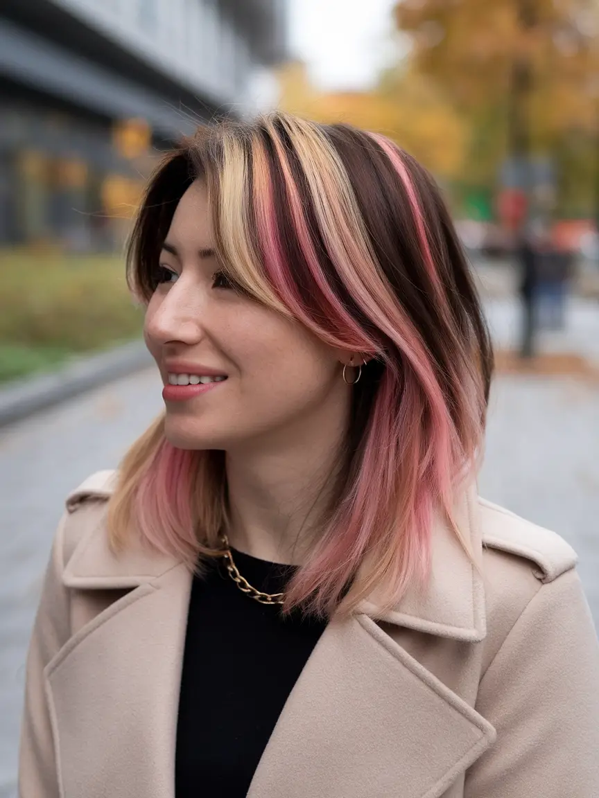 Neopolitan Hair Highlights Ideas for Women 2024: Vibrant Looks for Curly, Straight, and Short Hair