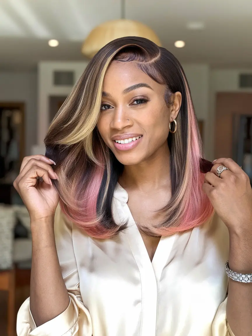 Neopolitan Hair Highlights Ideas for Women 2024: Vibrant Looks for Curly, Straight, and Short Hair