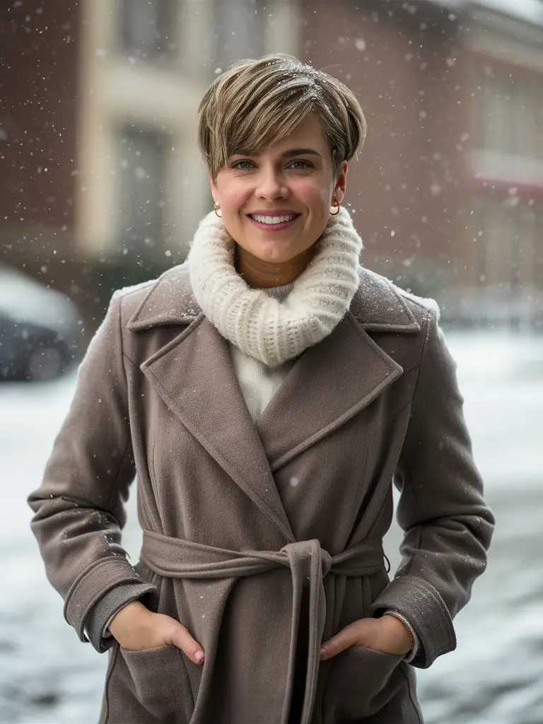 Best Winter Haircuts for Round Faces 2024 - 2025: Stylish Ideas for Women to Flaunt This Season