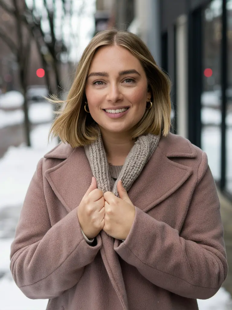 Best Winter Haircuts for Round Faces 2024 - 2025: Stylish Ideas for Women to Flaunt This Season