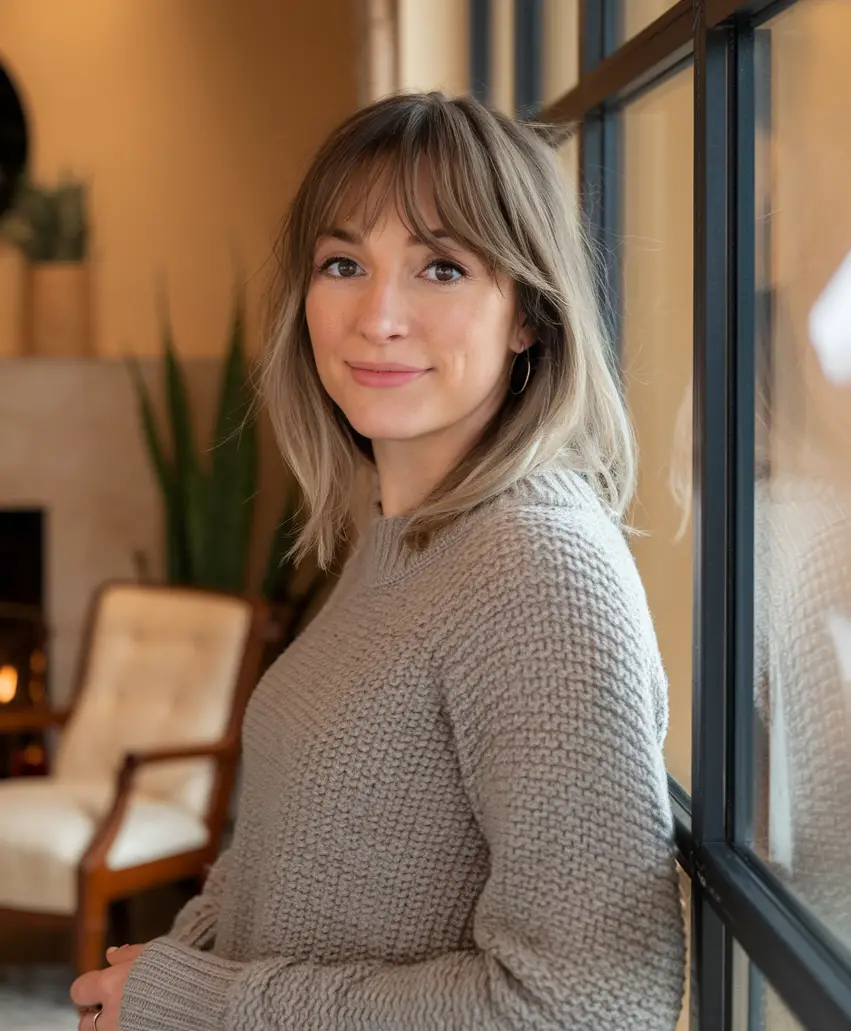 Winter Haircuts with Bangs 2024 - 2025: Trendy Ideas for Women with Short, Midlength, and Long Hair