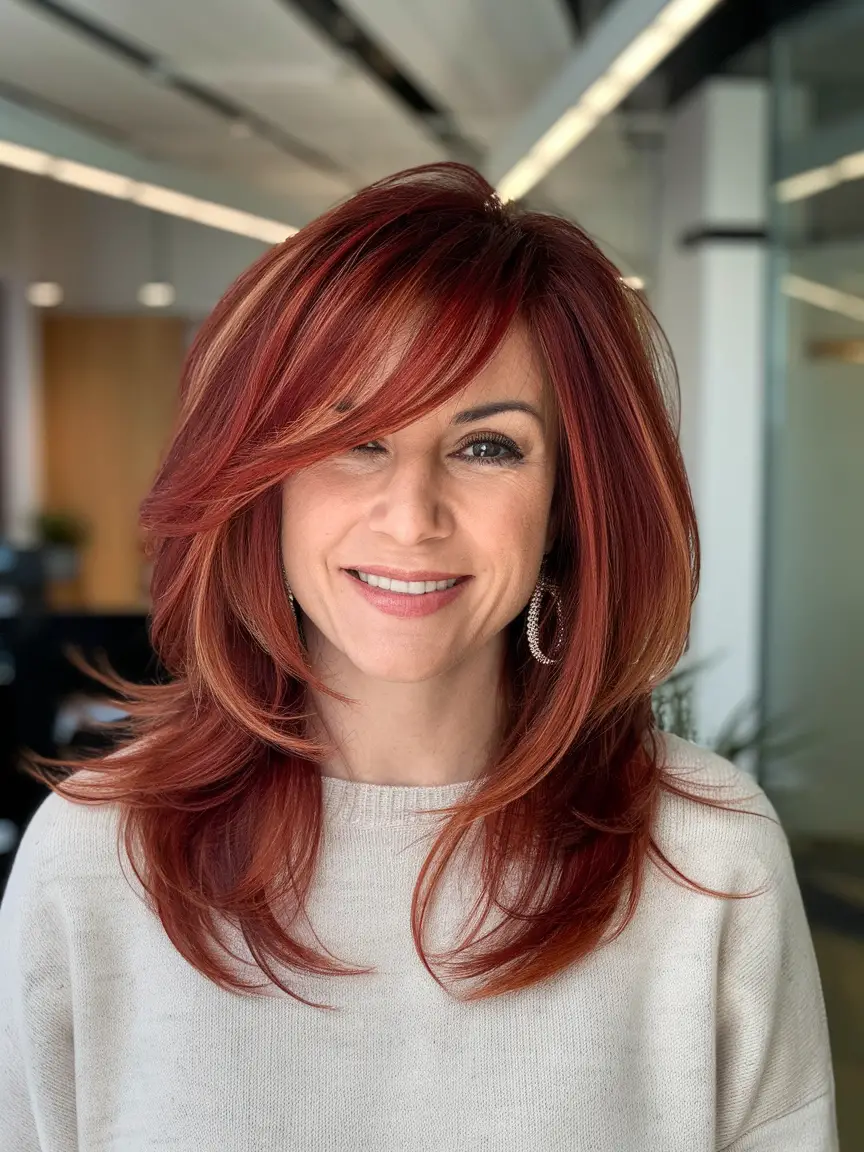 Stunning Crimson Red Hair Color Ideas for Women in 2024 – Bold, Vibrant, and Trendsetting Styles