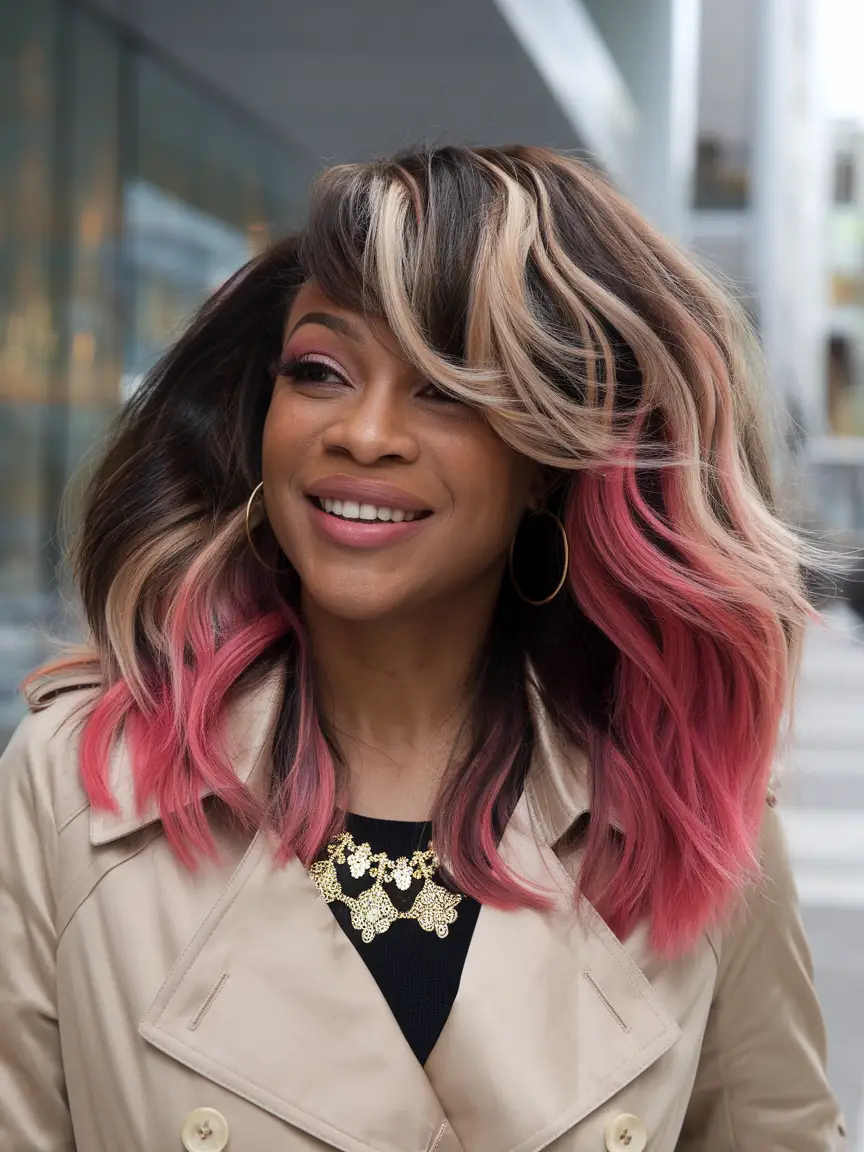 Neopolitan Hair Highlights Ideas for Women 2024: Vibrant Looks for Curly, Straight, and Short Hair