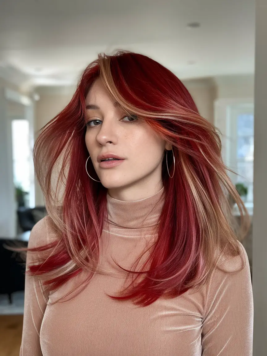 Stunning Crimson Red Hair Color Ideas for Women in 2024 – Bold, Vibrant, and Trendsetting Styles