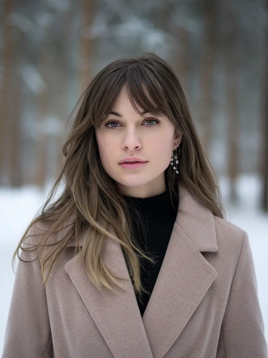 Winter Haircuts with Bangs 2024 - 2025: Trendy Ideas for Women with Short, Midlength, and Long Hair