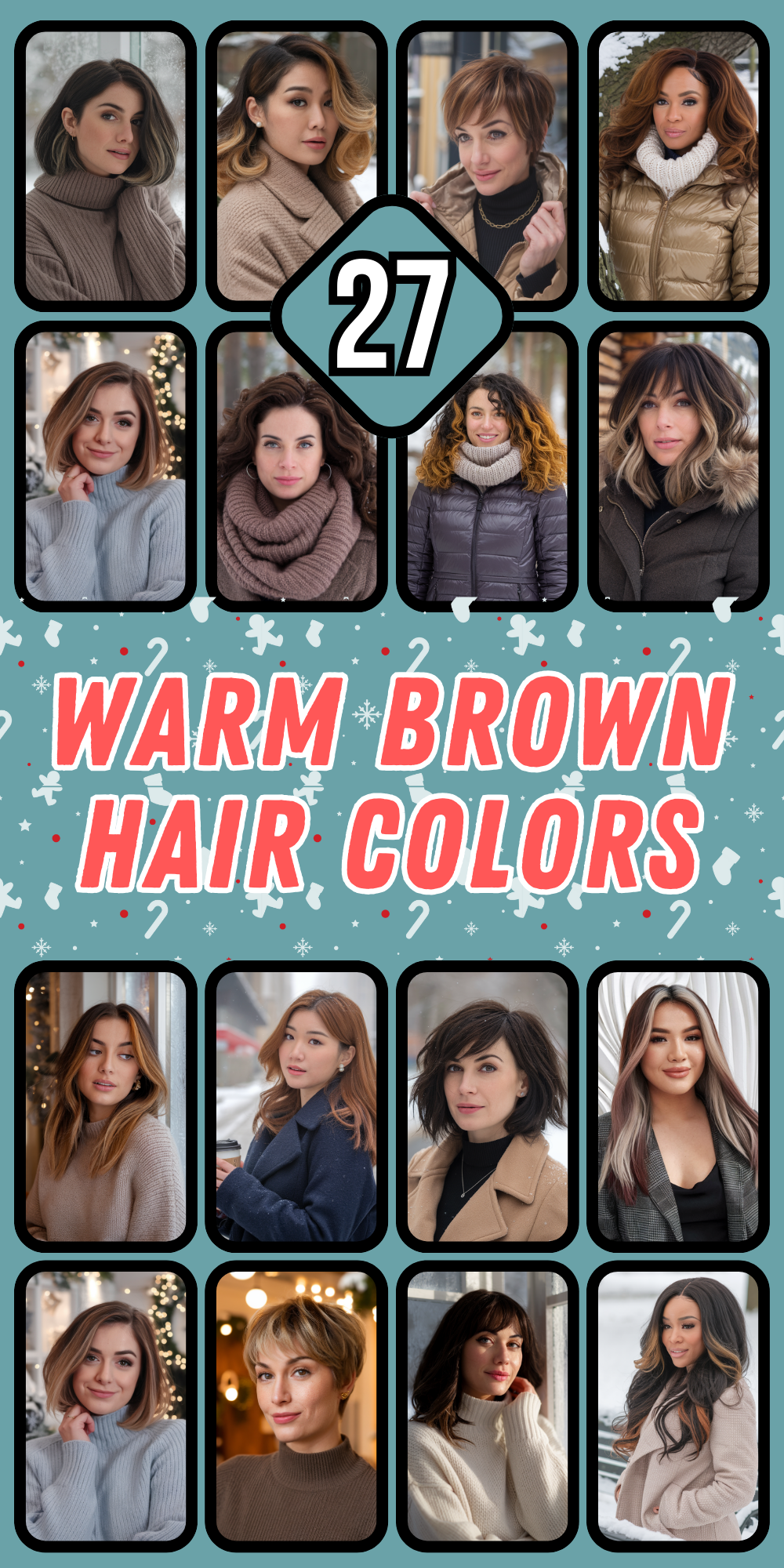 Warm Brown Hair Color Ideas for Women in 2024: From Rich Balayage to Subtle Highlights