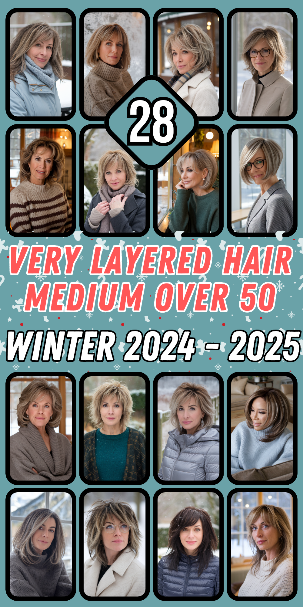 Very Layered Hair Medium Over 50 Ideas for Women – Trendy Hairstyles and Haircuts for 2024