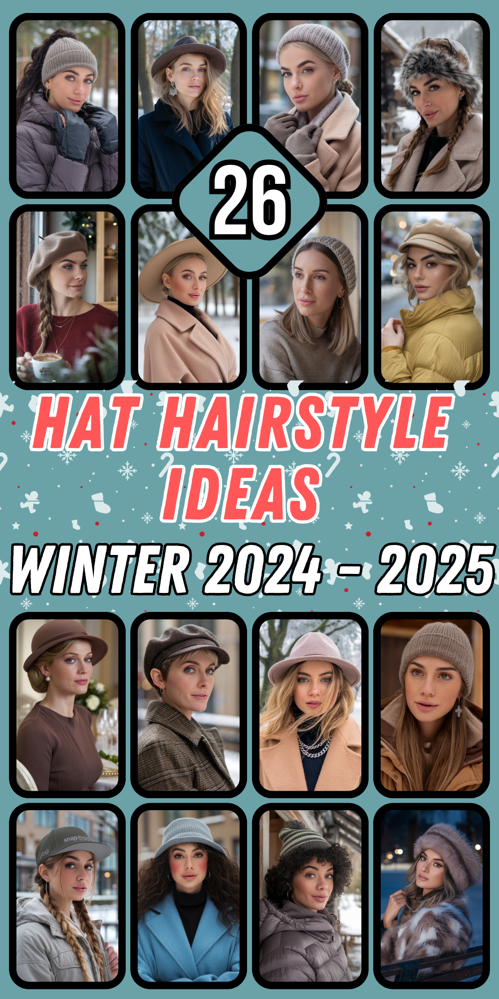 Winter Hat Hairstyles for Women: Trendy and Cute Ideas for 2024 - 2025 to Elevate Your Look