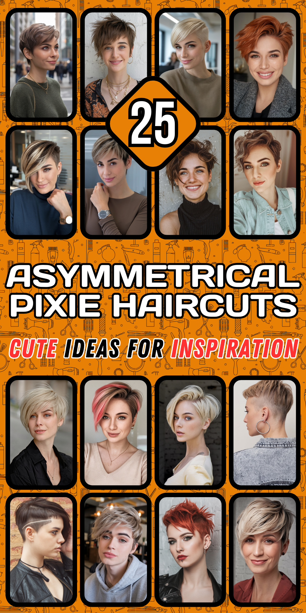 Stunning Asymmetrical Pixie 2025 Ideas for Women – Bold Haircuts for Edgy, Sleek, and Curly Styles