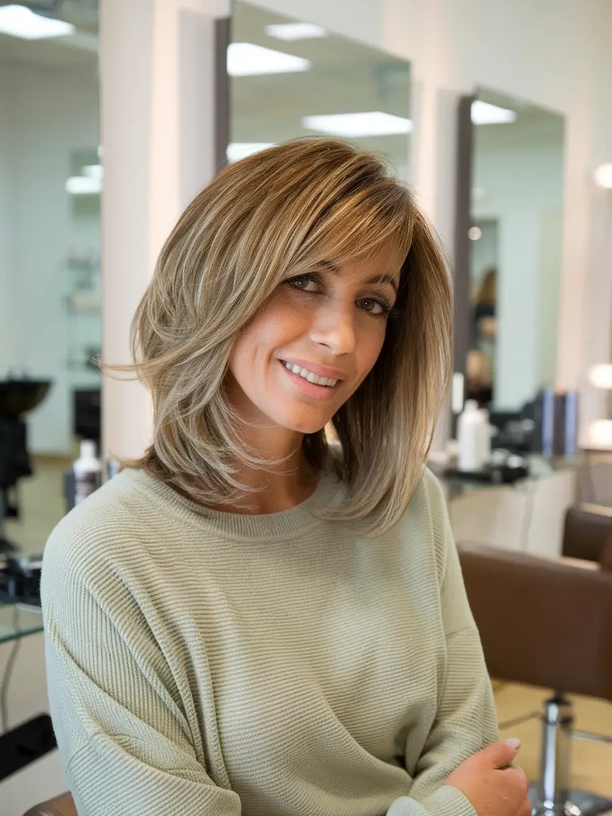 Medium Hair Cuts for Women in 2024: Stylish Ideas for Volume, Layers, Curtain Bangs, and More