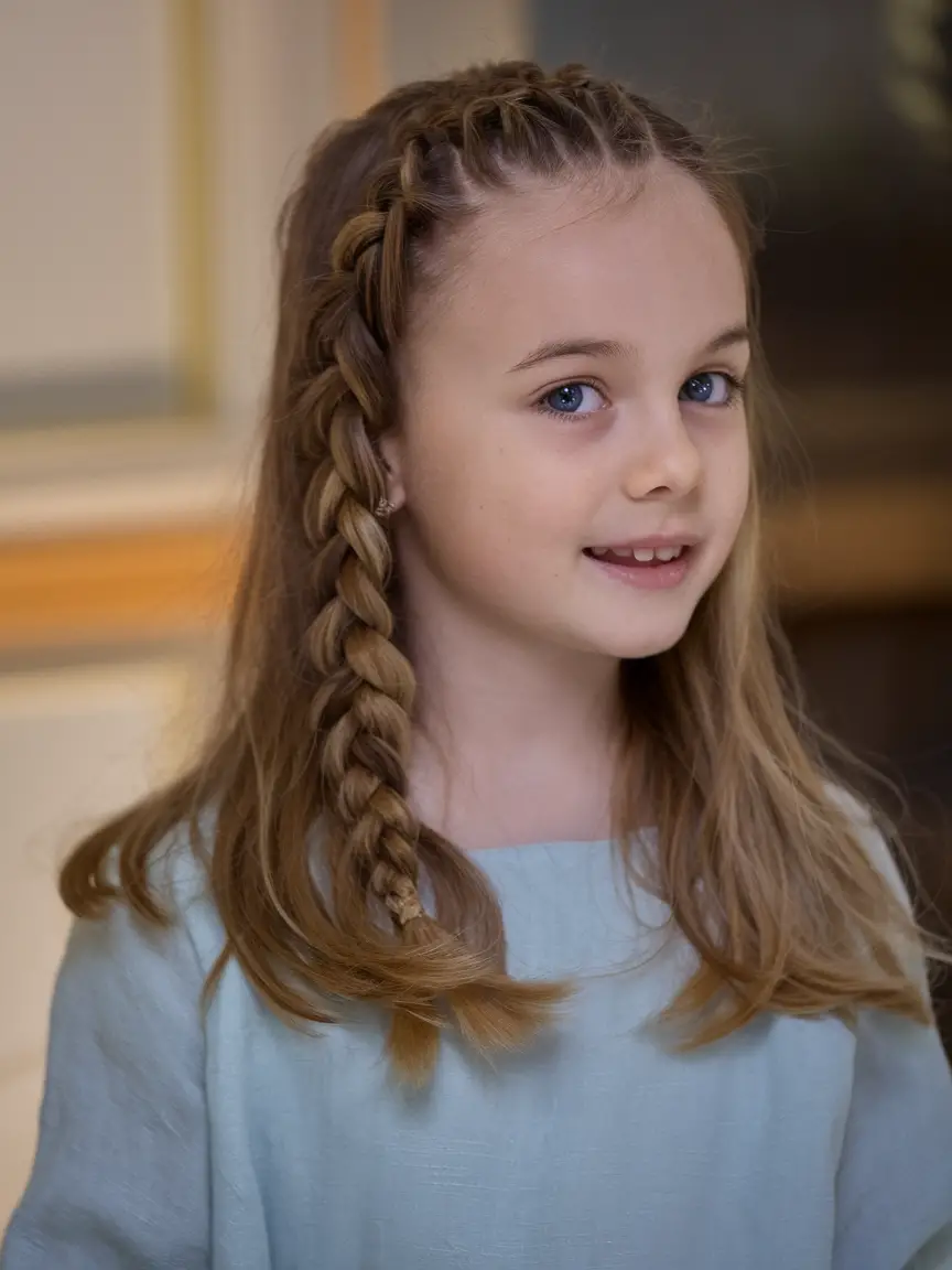 Winter Hairstyle Ideas for Kids 2024 - 2025: Simple, Cute, Braided, and Easy Looks for Girls