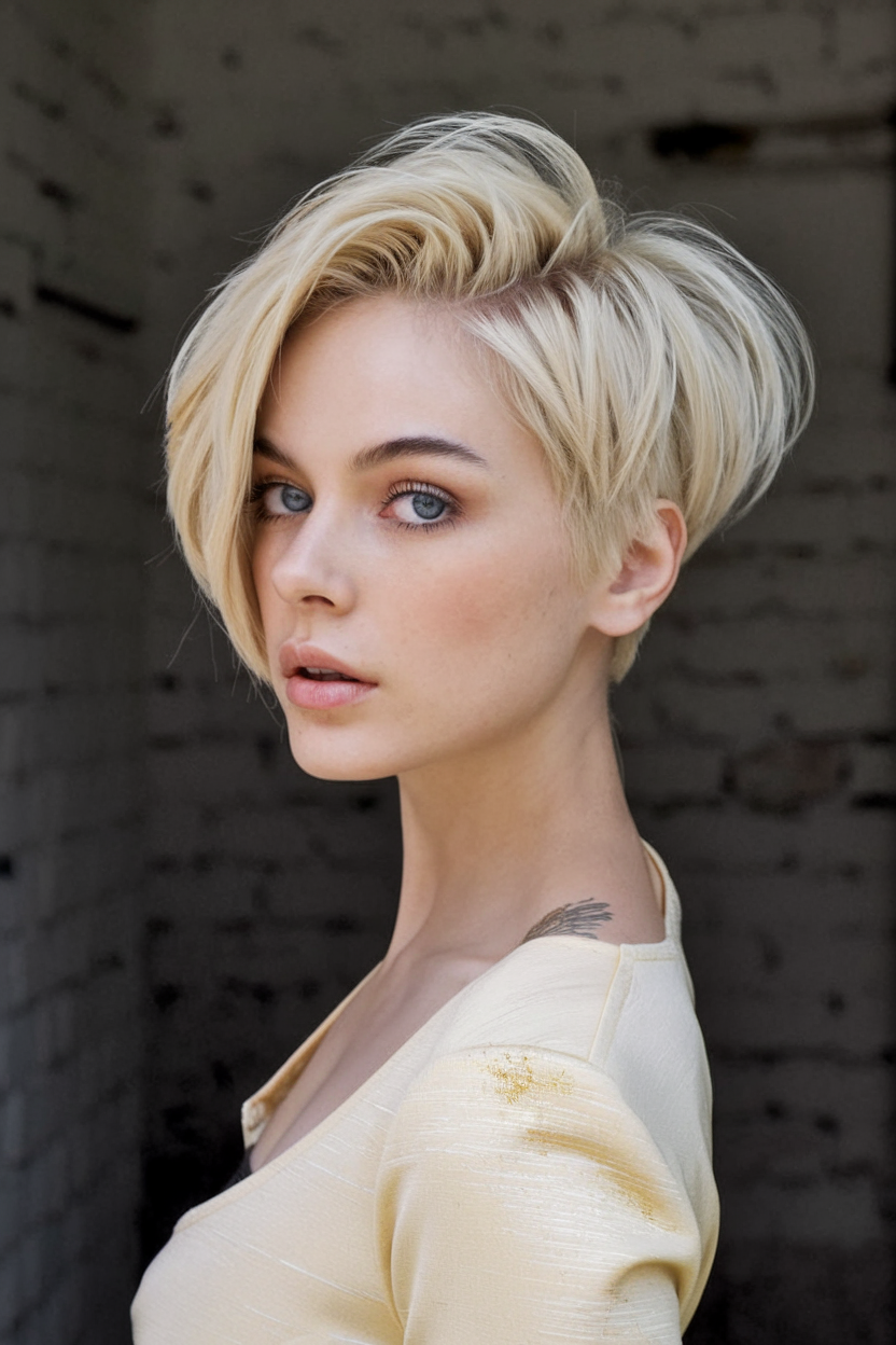 Stunning Asymmetrical Pixie 2025 Ideas for Women – Bold Haircuts for Edgy, Sleek, and Curly Styles