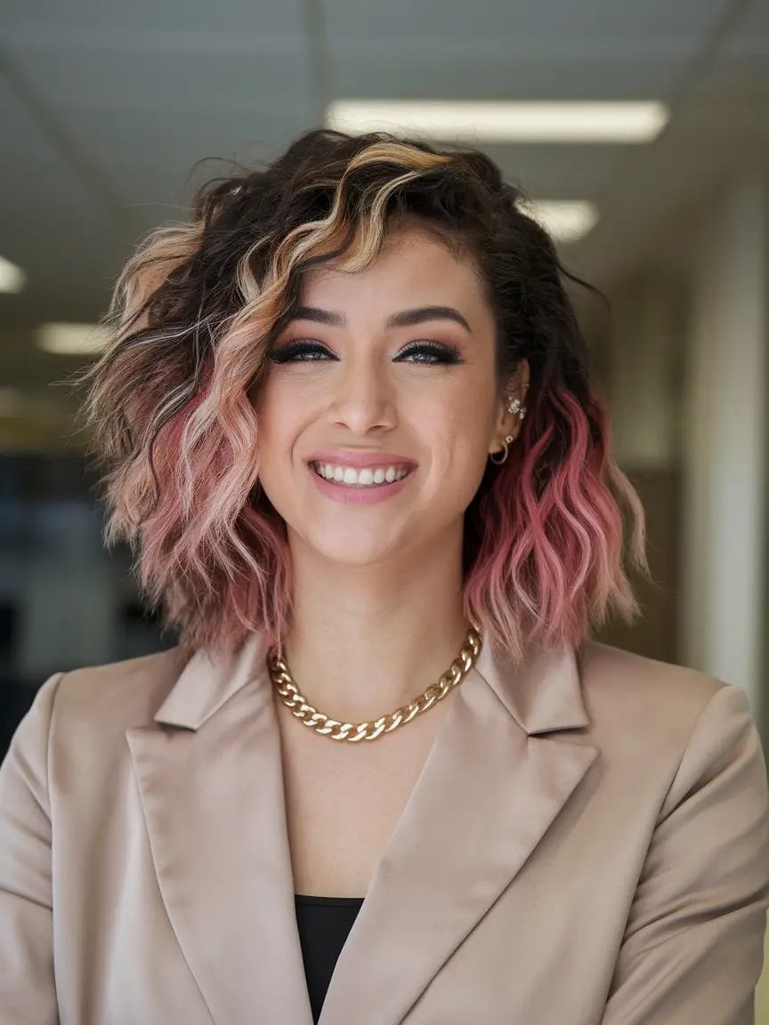 Neopolitan Hair Highlights Ideas for Women 2024: Vibrant Looks for Curly, Straight, and Short Hair