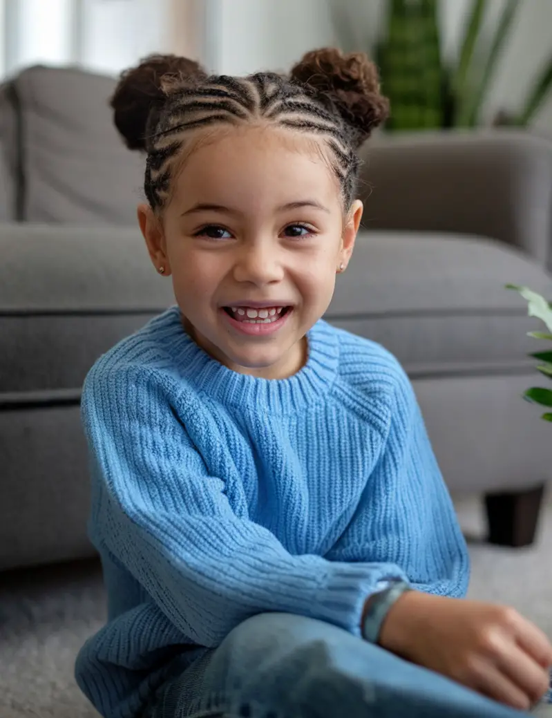 Winter Hairstyle Ideas for Kids 2024 - 2025: Simple, Cute, Braided, and Easy Looks for Girls