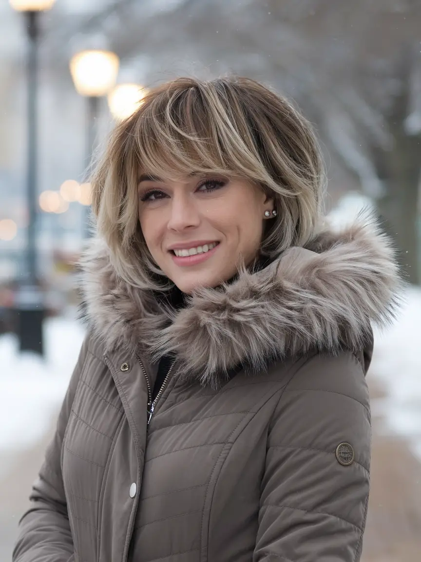 Best Winter Haircuts for Round Faces 2024 - 2025: Stylish Ideas for Women to Flaunt This Season