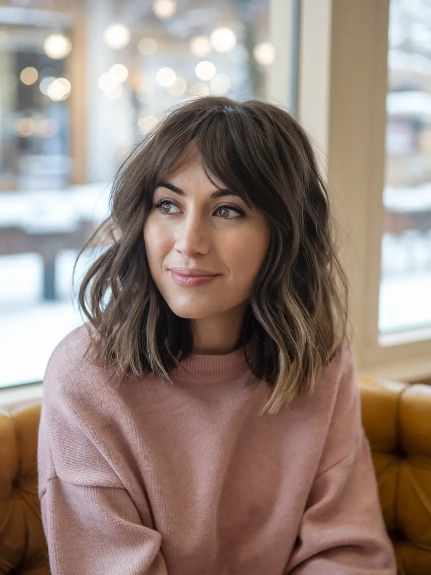 Winter Haircuts with Bangs 2024 - 2025: Trendy Ideas for Women with Short, Midlength, and Long Hair