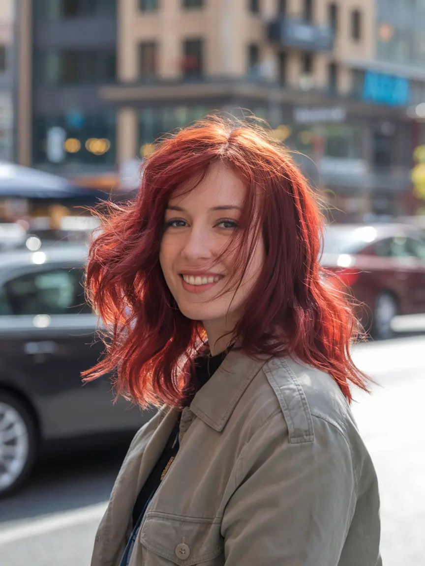 Stunning Crimson Red Hair Color Ideas for Women in 2024 – Bold, Vibrant, and Trendsetting Styles