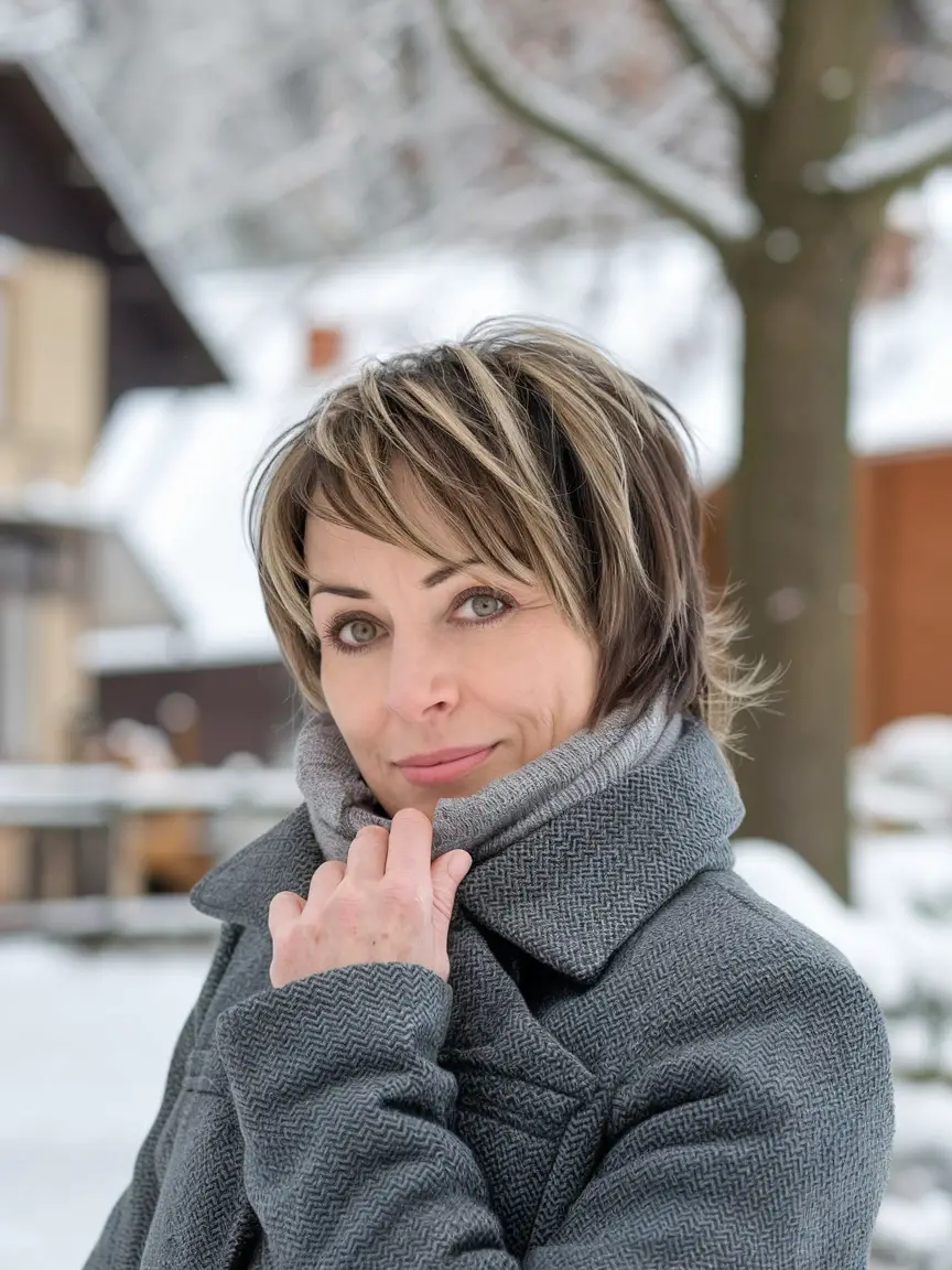 Trendy Winter Haircuts for Women Over 50 2024 - 2025: Sassy, Chic Short, Layered, and Bob Ideas