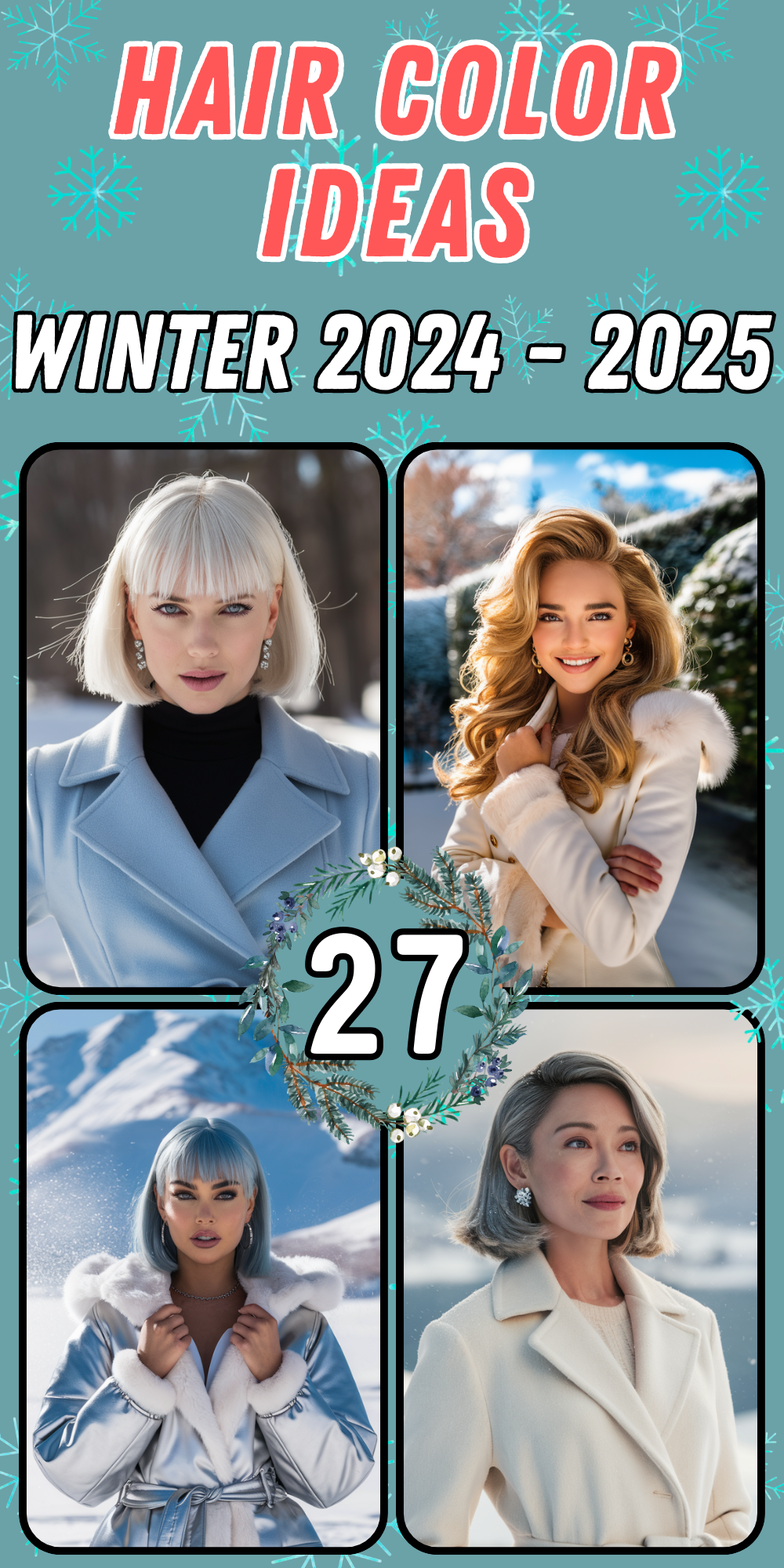 Winter Hair Color Ideas for 2024-2025: Stunning Shades for Women to Rock This Season