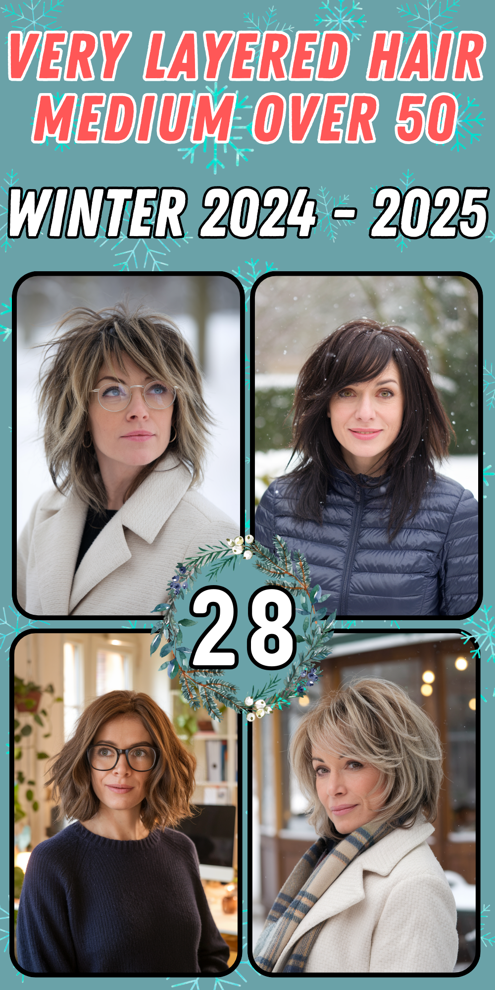 Very Layered Hair Medium Over 50 Ideas for Women – Trendy Hairstyles and Haircuts for 2024