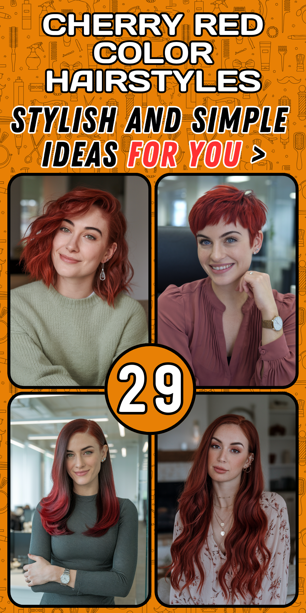 Cherry Red Hair Color Ideas 2024: Bold, Bright, and Vibrant Styles for Every Woman