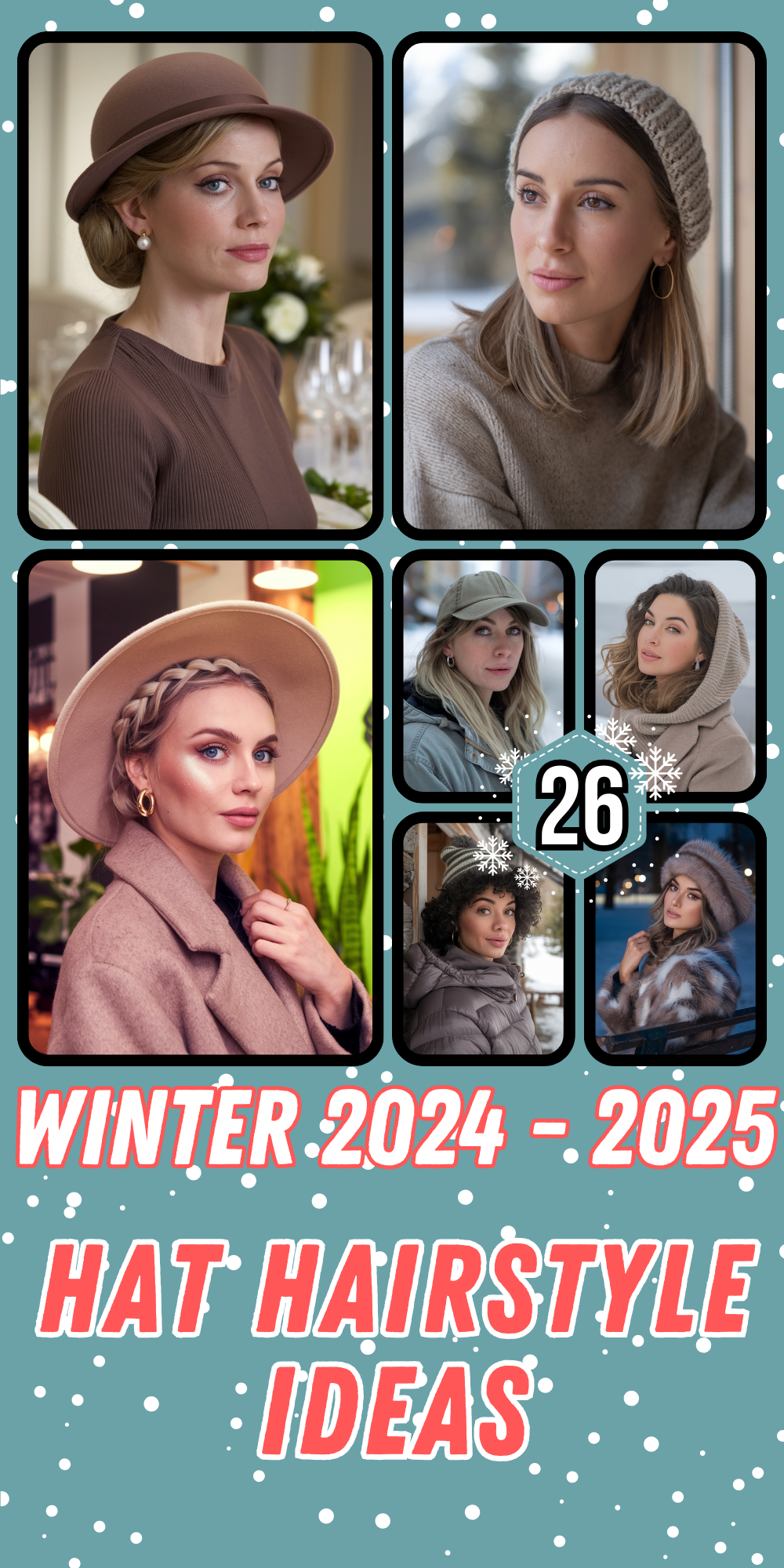 Winter Hat Hairstyles for Women: Trendy and Cute Ideas for 2024 - 2025 to Elevate Your Look