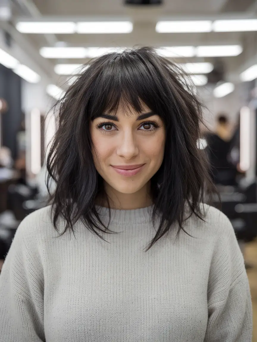 Medium Hair Cuts for Women in 2024: Stylish Ideas for Volume, Layers, Curtain Bangs, and More