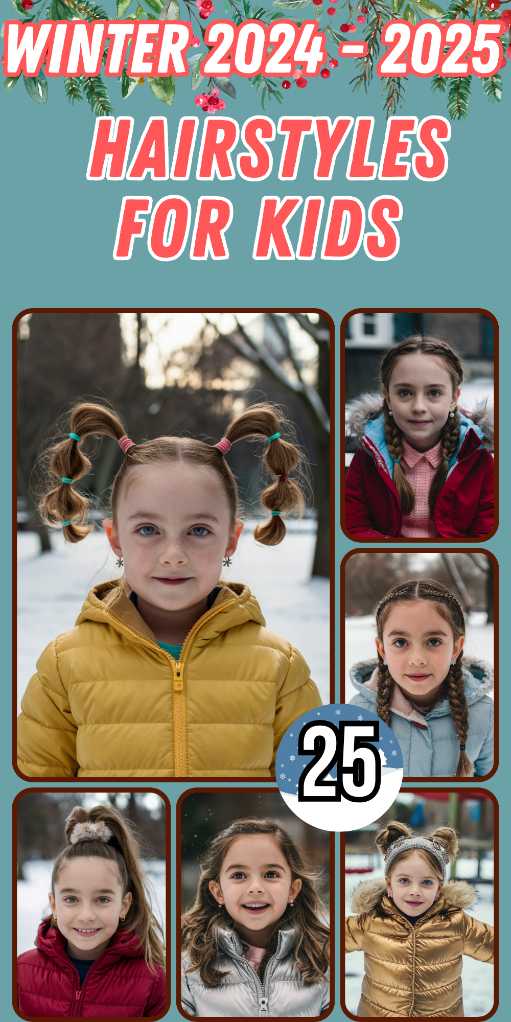 Winter Hairstyles for Kids: Cute and Easy Ideas for 2024-2025 to Keep Your Child Stylish and Warm